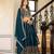 Teal Designer Party Wear Lehenga Choli with Embroidery