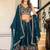 Teal Designer Party Wear Lehenga Choli with Embroidery