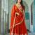 Elegant Rust Embroidered Lehenga Choli