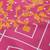 Women pink & mustard yellow printed straight kurta