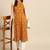 Women yellow bandhani printed kurta