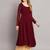 Women maroon ethnic motifs embellished georgette anarkali kurta
