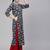 Women blue & red ethnic motifs printed kurta