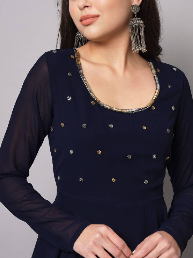 Women yoke design anarkali kurta