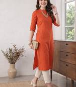 Women mandarin collar straight republic day republic day kurta
