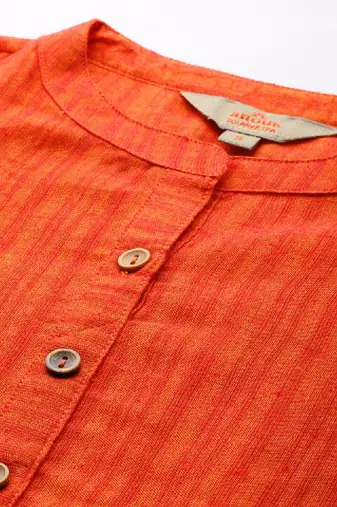 Women mandarin collar straight republic day republic day kurta