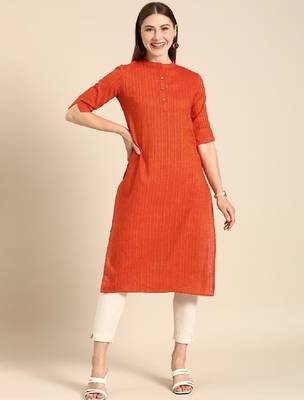 Women mandarin collar straight republic day republic day kurta 3