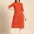 Women mandarin collar straight republic day republic day kurta
