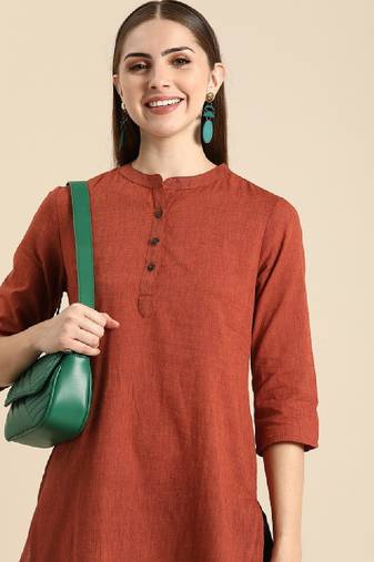 Mandarin collar kurta