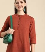 Mandarin collar kurta