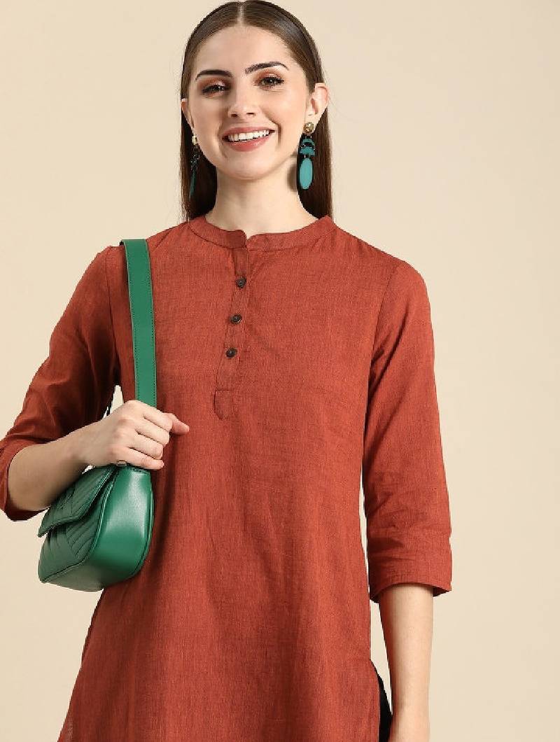 Mandarin collar kurta