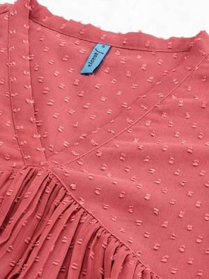 Dobby self design empire chiffon kurta 2