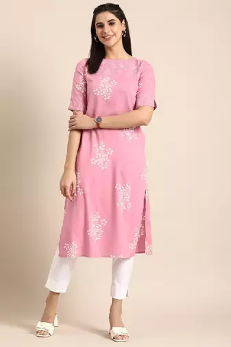 Women floral printed kurta