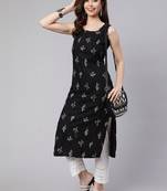 Printed straight kurta