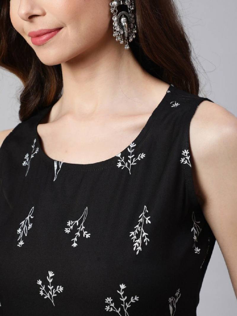 Printed straight kurta