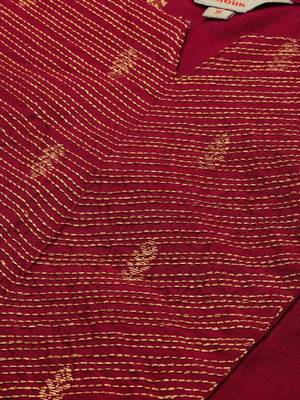Ethnic motifs kantha work dobby kurta 2
