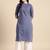 Mandarin collar pure cotton kurta