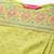 Women embroidered flared sleeves thread work boat neck kurta