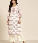 Floral printed kurta