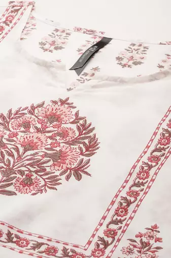 Floral printed kurta