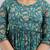 Pure cotton printed pregnancy wear maternity maxi dress with nursing zipper