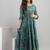 Pure cotton printed pregnancy wear maternity maxi dress with nursing zipper