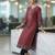Women floral printed flared sleeves kurta