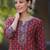 Women floral printed flared sleeves kurta