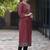 Women floral printed flared sleeves kurta