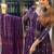 Embroidered sweetheart neck georgette anarkali kurta & dupatta