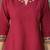 Round neck cotton straight kurta