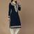 Women floral kashmiri aari embroidered viscose rayon slim fit kurta