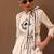 Geometric printed pure cotton straight kurta