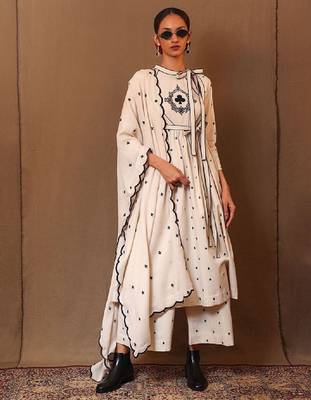 Geometric printed pure cotton straight kurta 3