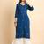 Women rayon chikankari embroidered kurta