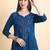 Women rayon chikankari embroidered kurta
