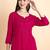 Women rayon chikankari embroidered kurta