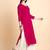 Women rayon chikankari embroidered kurta
