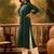 Pleated mandarin collar straight kurta