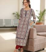 Women ethnic motifs printed kurta