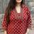 Women floral printed pure cotton straight kurta