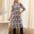 Women geometric printed daily straight kurtas