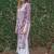 Floral embroidered notch neck chikankari straight kurta