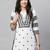 Floral embroidered notch neck chikankari straight kurta