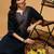 Floral yoke design notch neck straight kurta