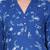 Floral printed mandarin collar straight kurta