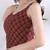 Womens floral print straight fit maroon cotton kurta with printed bottom border