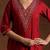 Women yoke design thread work kurta