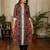 Women abstract printed daily a-line cotton flared kurta