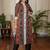 Women abstract printed daily a-line cotton flared kurta